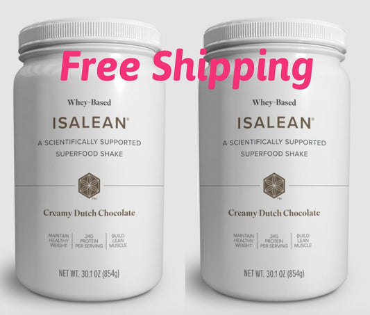 **2 Pack**$79.99 Isagenix IsaLean Shake Dutch Chocolate Free Shipping