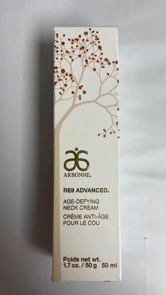 Arbonne RE9 ADVANCED Age-Defying Neck Cream 1.7 oz SEALED Free Shipping!